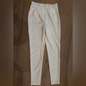 Elegant Cream Women's Pants